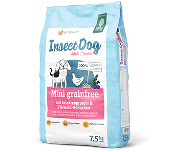 Green Petfood, InsectDog, Insectdog Mini, 最強防敏迷你全犬狗糧(腸胃及皮膚防敏), 蟲製狗糧, 全犬糧, 蟲蟲幼糧, 蟲狗腸胃, 防敏糧, 低敏糧, 無穀低敏, 蟲蟲糧